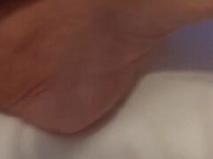 Amateur Blonde Mature Wife Footjob