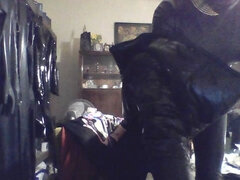 Enthousiasteling, Fetisj, Hongaars, Latex, Masturbatie, Alleen, Webcamera