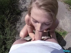 Russian Carolina Star is fucked and creampied on a camera. POV.