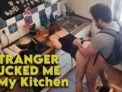 He Hardcore Fucks Me and Uses Me After I Give Him a Glass of Water