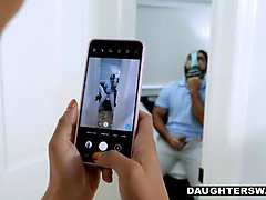 Secret Underwear Exchange- Father Daughters- Destiny Cruz, Mina Moon