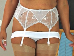 Mature biology teacher