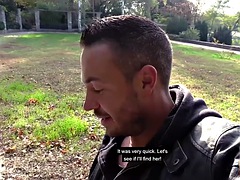 Leie, Blasen, Deutsch, Hardcore, Milf, Im freien, Realität, Tätowierung