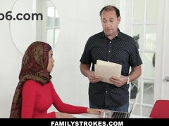 Stepsister Learns To Sucking My Prick In Her Hijjab