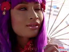 Asiatisk, Stor kuk, Svart, Avsugning, Hardcore, Hd, Monster, Fitta