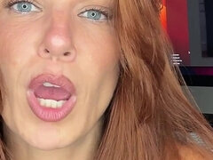 Amerikaner, Store pupper, Husfrue, Milf, Rødtopp, Alene, Kone