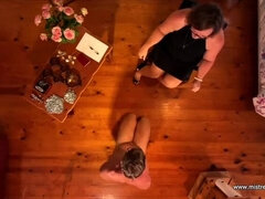 Dominatrix Mistress April Electrifies Slave with Estim Toy - Femdom BDSM & Pussy Fucking in HD