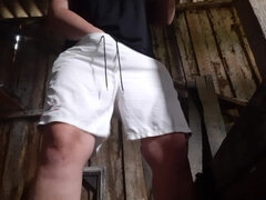 Village Masturbates in a Barn with Her Clothes on so No One Catches Her