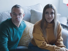 Ξανθιά, Πίπα, Θηλυκό θηλυκό αρσενικό, Μαλακία, Γλείψιμο, Ξυρισμένη, Έφηβος, Τρίο