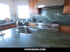 Schönheit, Blondine, Vollbusig, Spermaladung, Milf, Mutti, Pov, Muschi