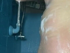 Hot Shower with My Hairy Bush