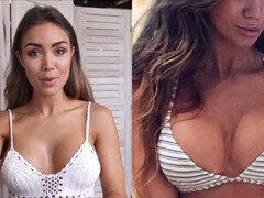 Pia Muehlenbeck in a jacking off challenge
