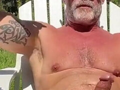큰 음경, 사정 샷, 게이, 집에서 만든, 수음, 야외의, 혼자