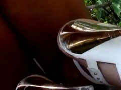 18 anni, Nero, Pompino, Interrazziale, All'aperto, Ragazza, Tette