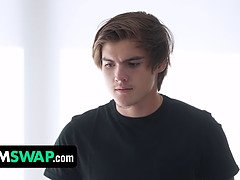 Store pupper, Kukk suging, Cougar, Sperm skott, Slikking, Naturlige bryster, Fitte, Stemor