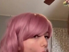 Pink Haired Cutie Devours My Veiny Piece Of Meat