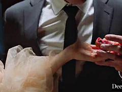 Deeper. Nymphs Kylie And Sera succumb to Michaels charms