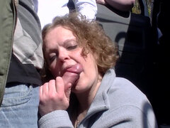 Amateur outdoor sex with milf Electra Angel