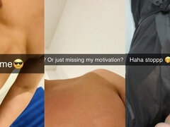 18 Year Old Girlfriend Cheats on Her Cuckold Boyfriend in a Hotel Room