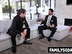 Stepdads ravage virgin stepdaughters in taboo wedding orgy