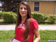 Leie, Grosser arsch, Blasen, Braunhaarige, Bus, Aufs gesicht abspritzen, Handjob, Hd