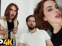 오쟁이 진 남자, 음경, 하드코어, Hd, 셀카, 보지, 빨간 머리, 젖가슴