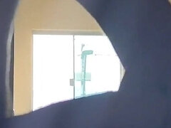 Daddy Fucks the Water Bottle Through the Hole.