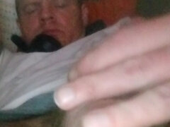 Loads of Pre Cum Half Errect