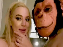 Duży kutas, Duże cycki, Blondynka, Obciąganie, Styl na pieska, Włochaty, Mamuśka, Cipka