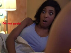 Sucer une bite, En levrette, Noir ébène, Faciale, Interracial, Seins naturels, Mamelons, Rasée