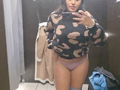 Shopping experience turns kinky as I masturbate on the counter!!