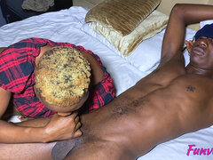 Africano, Amateur, Culo grande, Negro, Mamada, Pareja