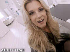 ADULT TIME Ur MILF wifey India Summer Cucks U w 2 draped dudes!