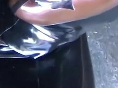 Belle grosse femme bgf, Gros cul, Gros seins, Sucer une bite, Fétiche, Latex, Seins naturels