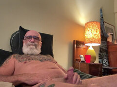 Amateur, Américain, Tir de sperme, Grandpère, Masturbation, Solo