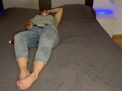 Spermashotti, Jalat, Sormetus, Saksalainen, Itsetyydytys, Orgasmi, Soolo, Tatuointi