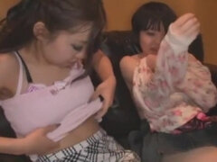 Obciąganie, Głebokie gardło, Kutas, Grupa, Japoński, Naturalny, Orgazm, Cipka