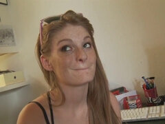 Stud squeezes yummy boobs of his blonde girlfriend