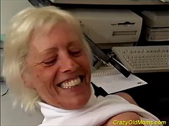 Old beauty enjoys young dick