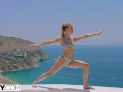 アナル, デカ尻, デカチン, ブロンド, フェラチオ, バック, 自然山雀, ティーン