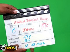 Abella Danger struggles to film a hot promo & the director gets mad