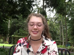 Amatør, Brunette, Fingring, Kjæreste, Utendørs, Synsvinkel, Fitte, Pupper