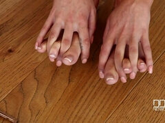 Cul, Gros seins, Blonde, Talons, Chatte, Rasée, Solo, Jouets