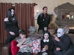 Dormitorio, Negro, Morena, Condón, Tacones, Bragas, Medias largas, Adolescente