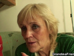 Blondin, Avsugning, Tjeckisk, Granny, Mogen, Fitta, Verklighet, Trekant