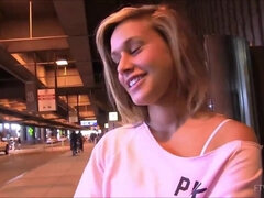 Cute Blondie Loves Getting Naked In Public