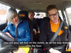 Fake Driving School - Boss Fucks Slinky Arousing Blondie Employee 1 - Marc Kaye
