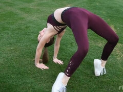 Anal, Tæt på, Fetish, Give finger, Fod fetish, Orgasme, Offentlig, Solo