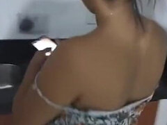 18 ans, Amateur, Gros cul, Sucer une bite, Cuisine, Fille latino, Nue, Adolescente