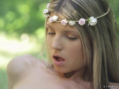 Babe, Blondine, Pik sutte, Kysse, Fisse, Russisk, Barberet